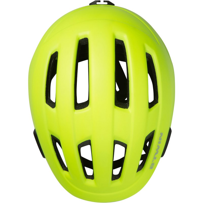 Fahrradhelm City 500 neongelb