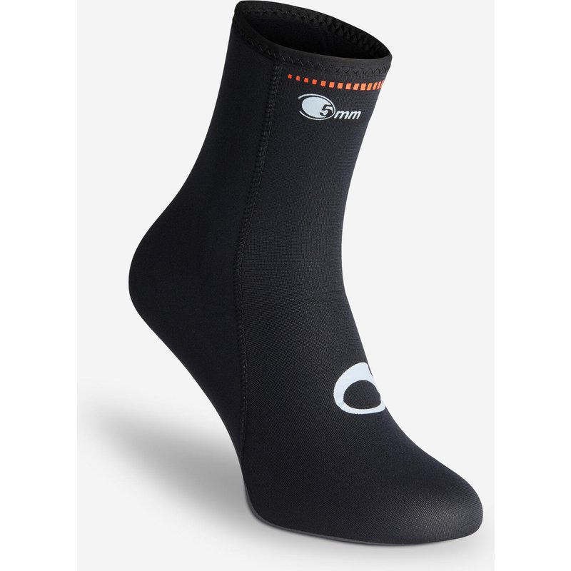 Neoprensocken Tauchen 5 mm schwarz