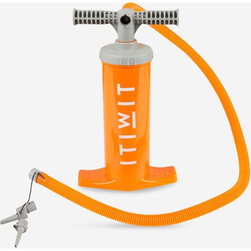 Pumpe Doppelhub Kajak 2 × 1,4 L - orange