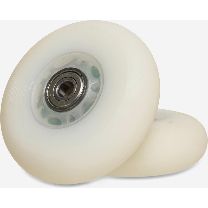 Inliner-Leuchtrollen 80 mm 82A mit Kugellagern leuchtend 2er-Set