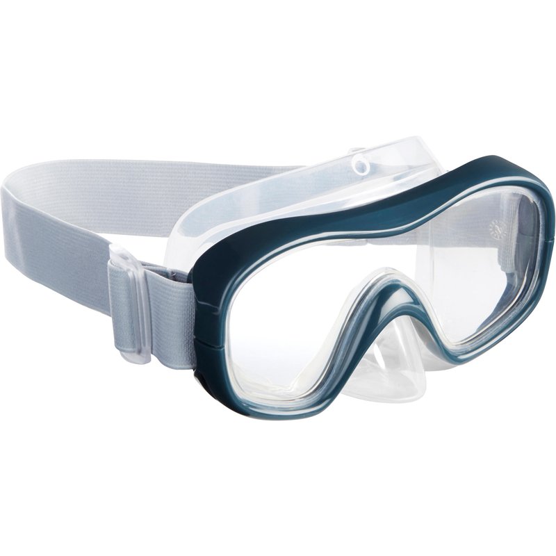 Schnorchelmaske Damen/Herren 100 grau