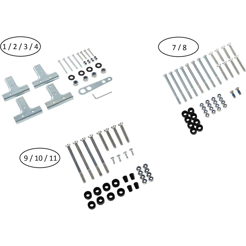 Schrauben-Set für PPT 900-930 Outdoor (ehemals FT860 O)