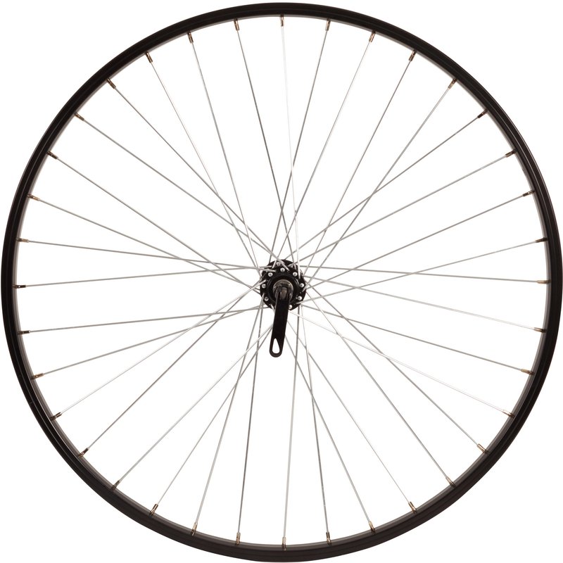 Vorderrad MTB Doppelwandfelge V-Brake mit Schnellspanner 26 Zoll schwarz
