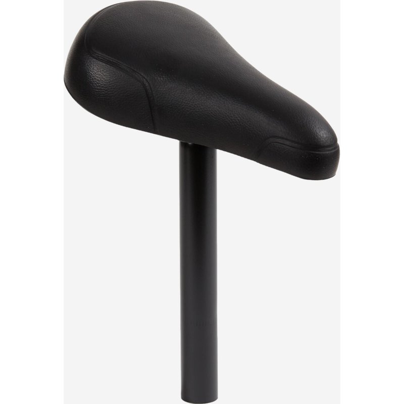 Sattel schwarz 16 Zoll Fahrrad + Sattelstütze 26 mm schwarz