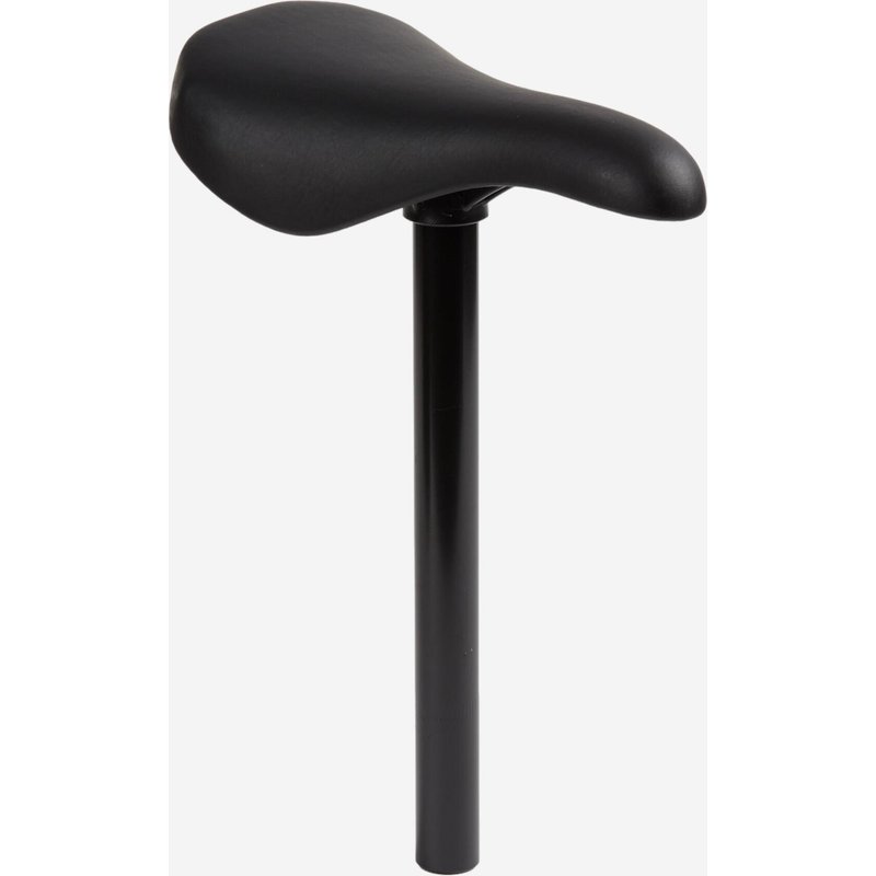 BMX-Sattel + Sattelstütze 25.4 mm schwarz