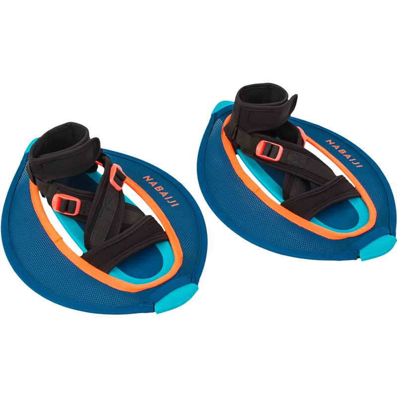 Aquafitness-Hanteln Mesh - Pullstep blau/orange