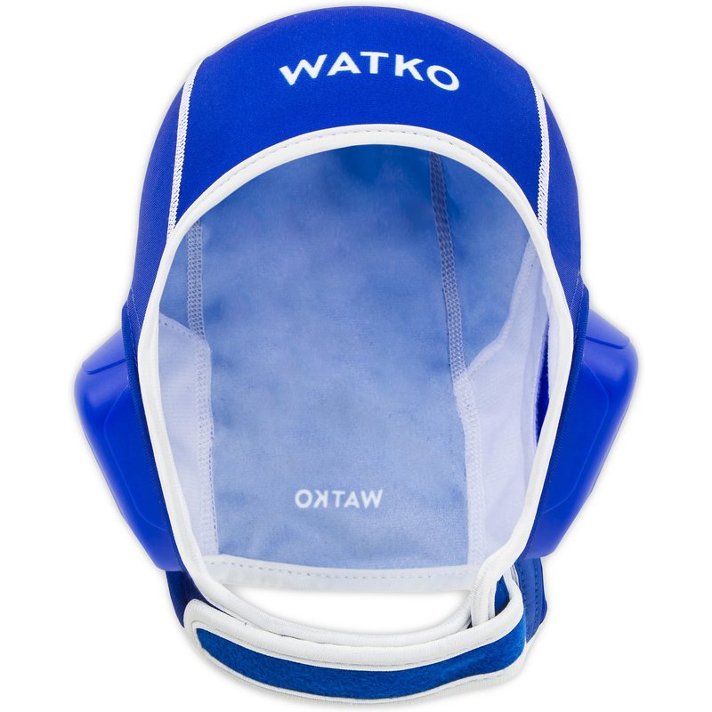 Wasserball-Kappe Kinder Klettverschluss - Easyplay blau