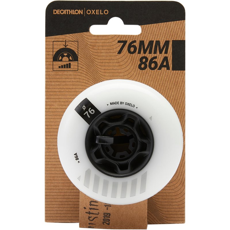 Inliner-Rollen Freeride MF 76 mm 86A 4 Stück weiss