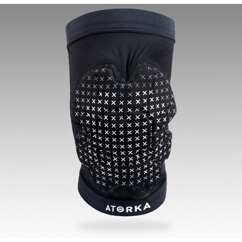 Damen/Herren Handball Knieschoner - H500 schwarz/weiss