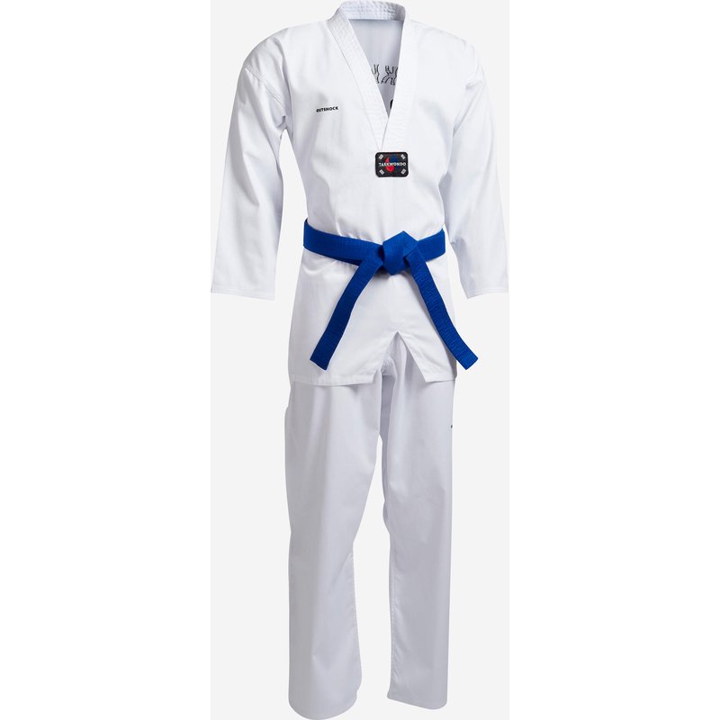 Taekwondo-Anzug 500 Erwachsene, LIEFERUNG OHNE GÜRTEL