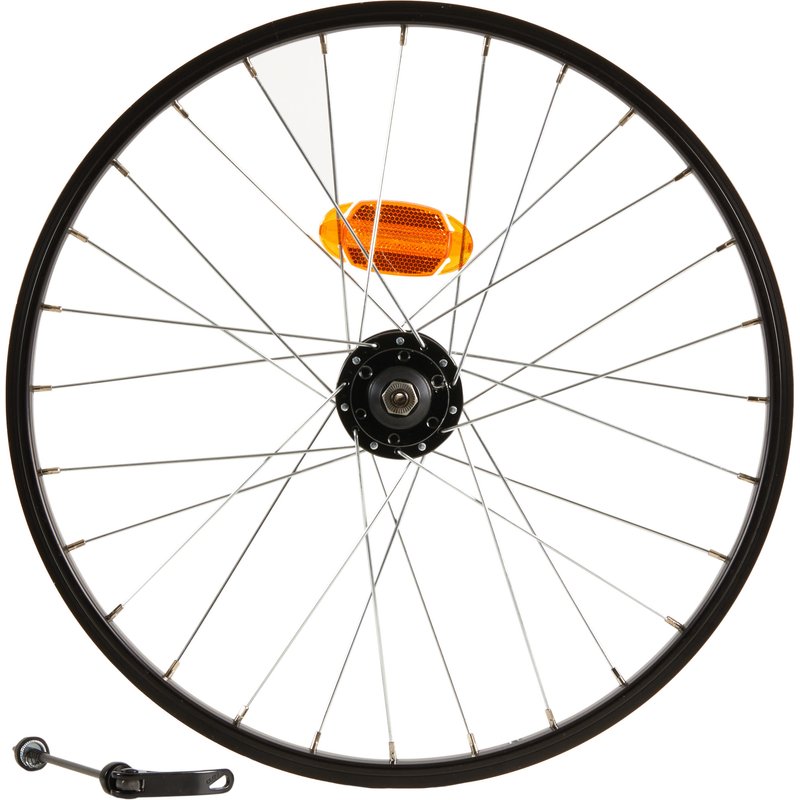 Vorderrad 20 Zoll Kinderfahrrad Scheibenbremse Schnellspanner schwarz