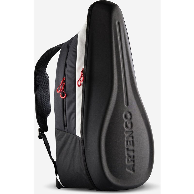 Tennisrucksack - XL Pro 38 L mit Schuhfach schwarz / weiß / rot