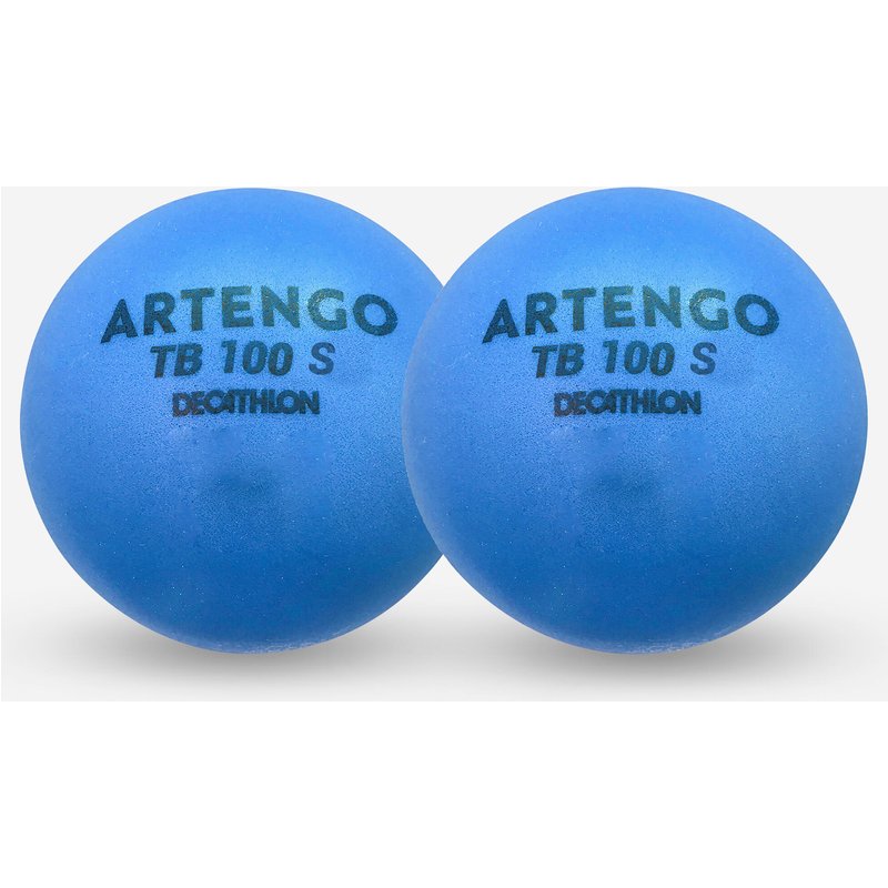 Tennisbälle - TB100 Schaumstoff 7 cm x2 blau