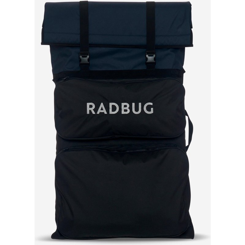 Boardbag Bodyboard doppelt 500 Quiver schwarz/blau