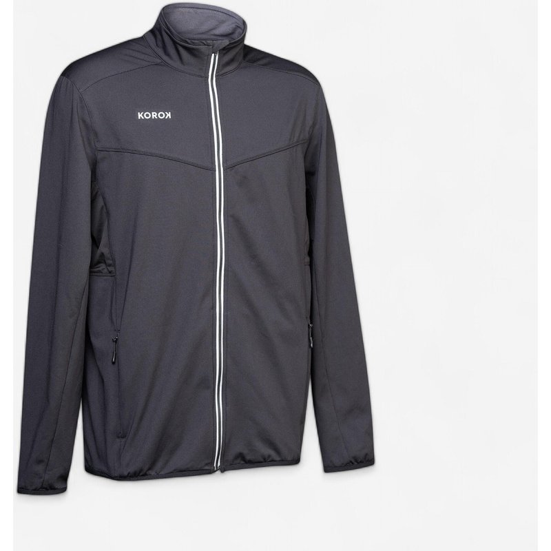 Trainingsjacke Feldhockey FH900 Herren schwarz