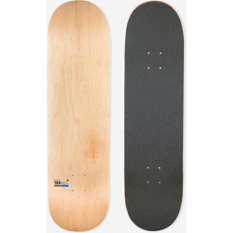 Skateboard Deck 8,25'' Ahornholz mit Griptape - DK100 8,25''
