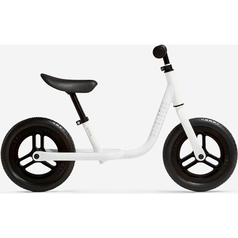 Laufrad Kinder 10 Zoll Runride 100 weiß/schwarz