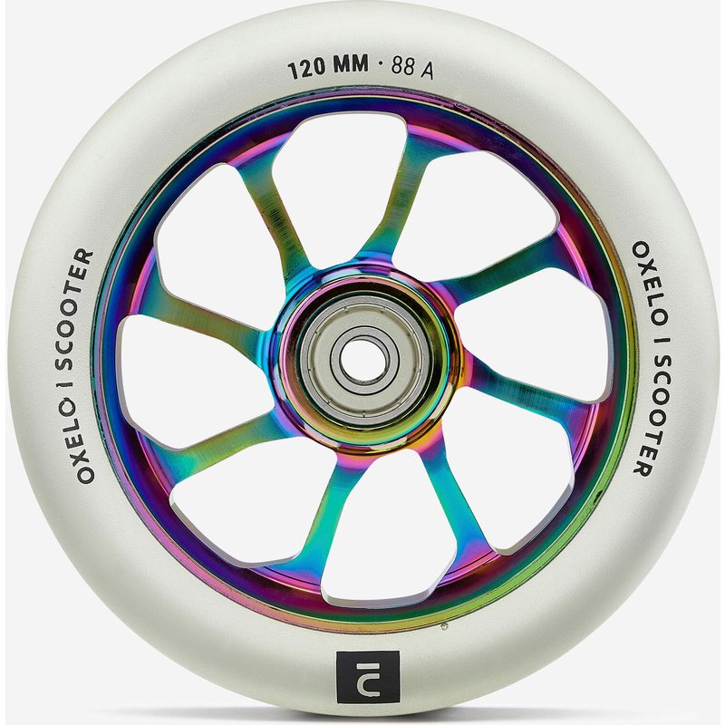 Stunt Scooter Rolle Alu-Core Neochrom PU 120 mm transparent