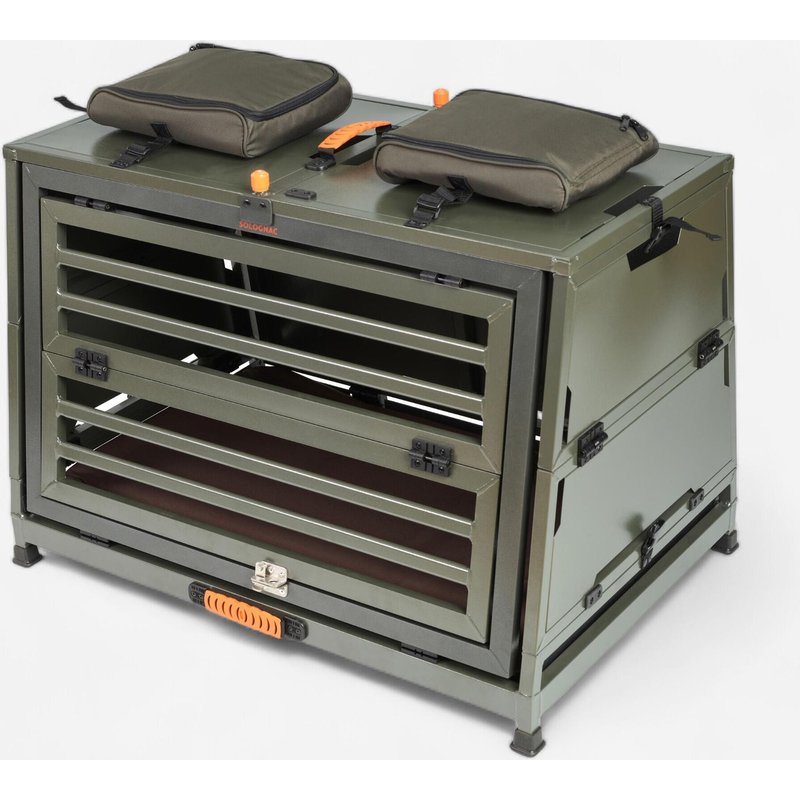 Hundetransportbox 900 faltbar 1 Hund Aluminium