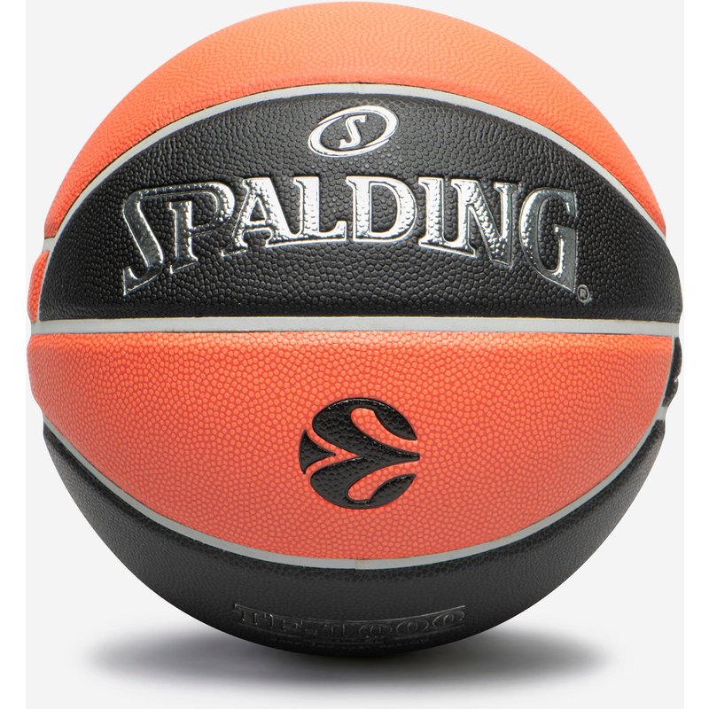 Basketball Spalding TF1000 Euroleague Grösse 7 orange/schwarz