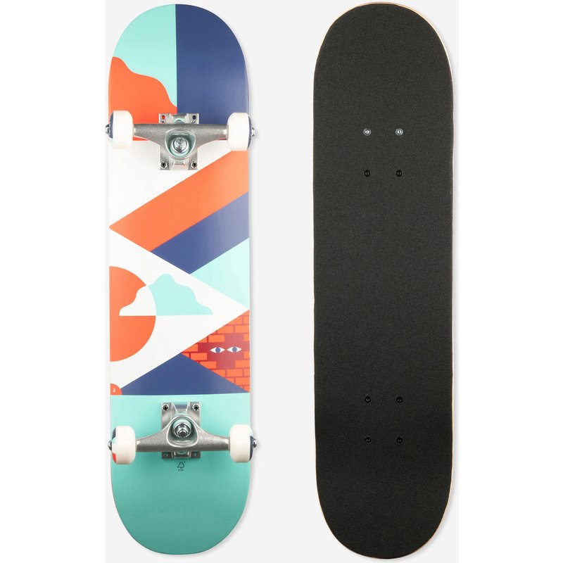 Skateboard Deck Kinder 8‒12 Jahre 7,6" - CP100 Mid 7,6" Geometric