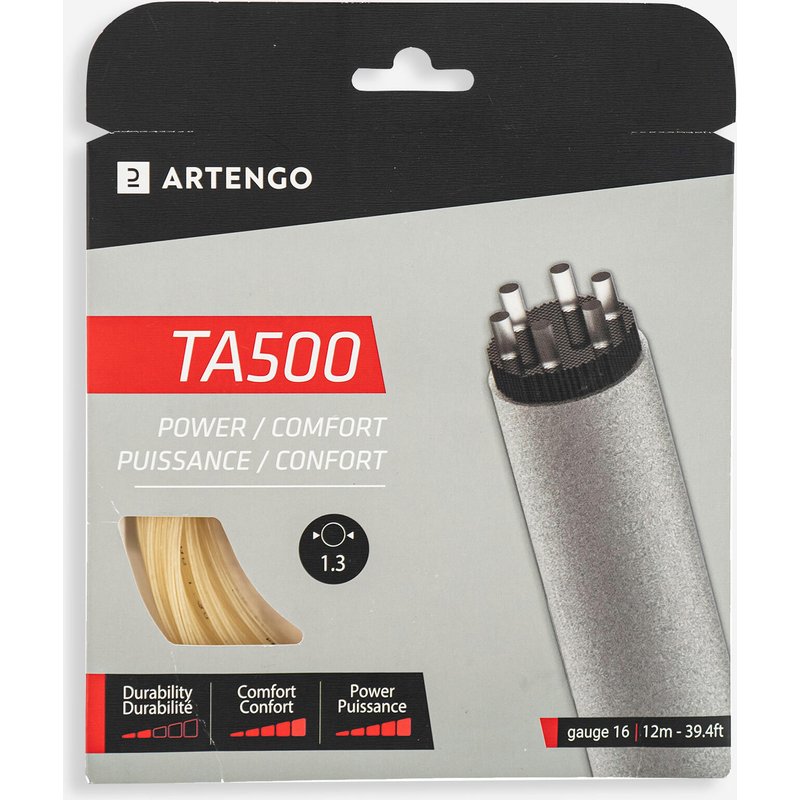 MULTIFILAMENT-TENNISSAITEN TA 500 KOMFORT 1,3mm BEIGE