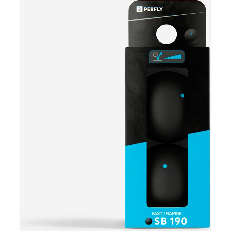 Squashbälle blauer Punkt - SB 190 2er-Pack
