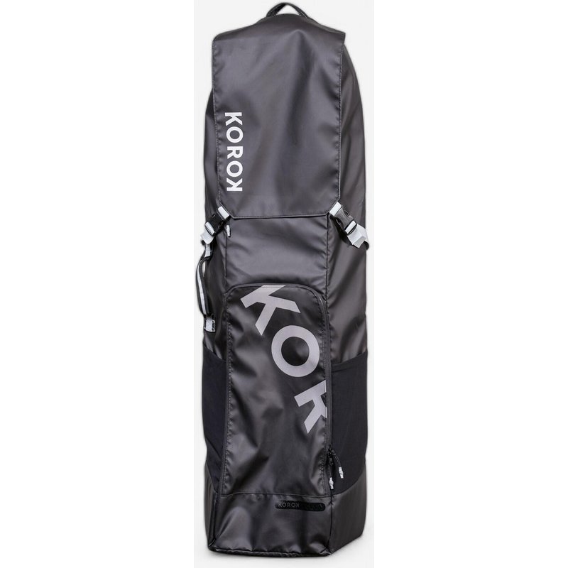 Schlägertasche Feldhockey FH560 großes Volumen Jugendl./Erwachsene schwarz