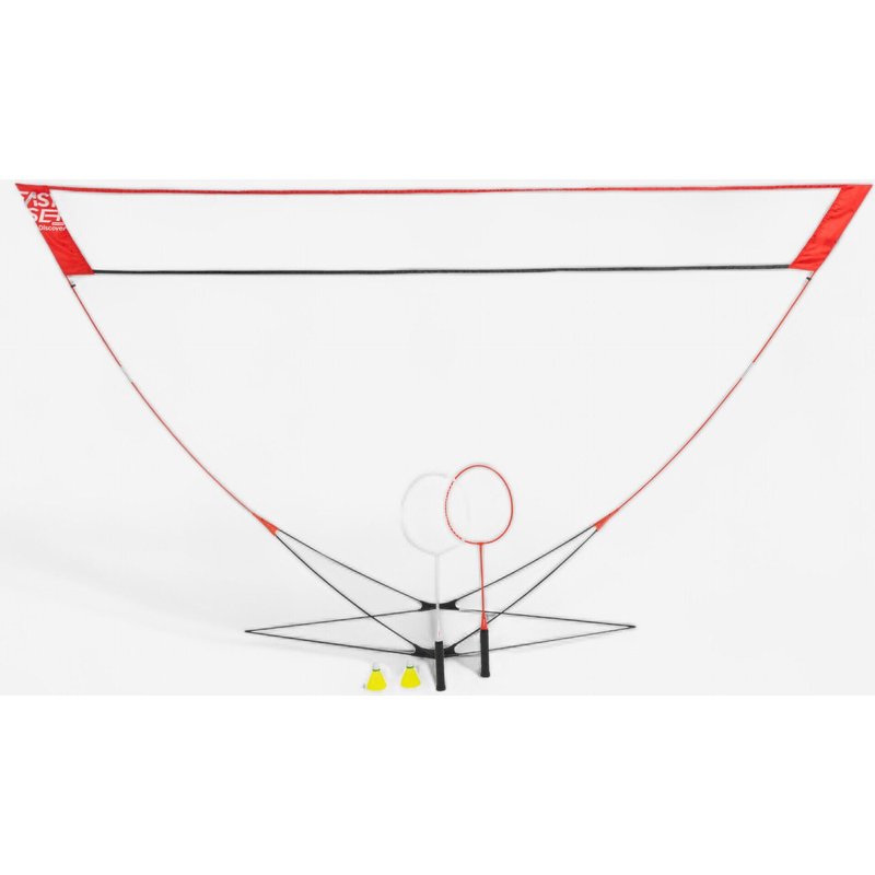 Badminton Set Easy Discover - 2,8m Netz inkl. 2 Schläger