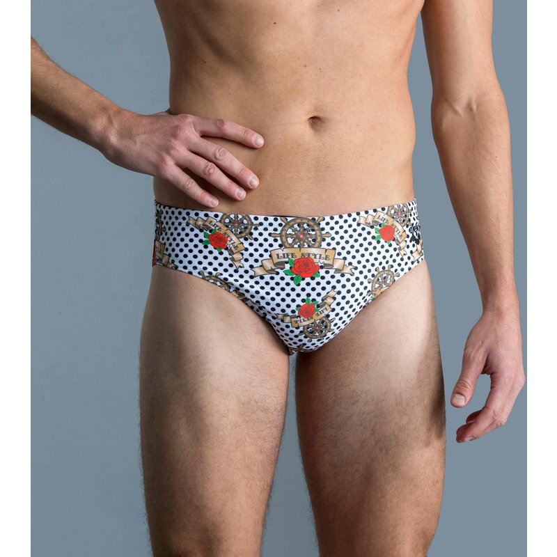 Badehose Slip Herren Arena - All Tattoo
