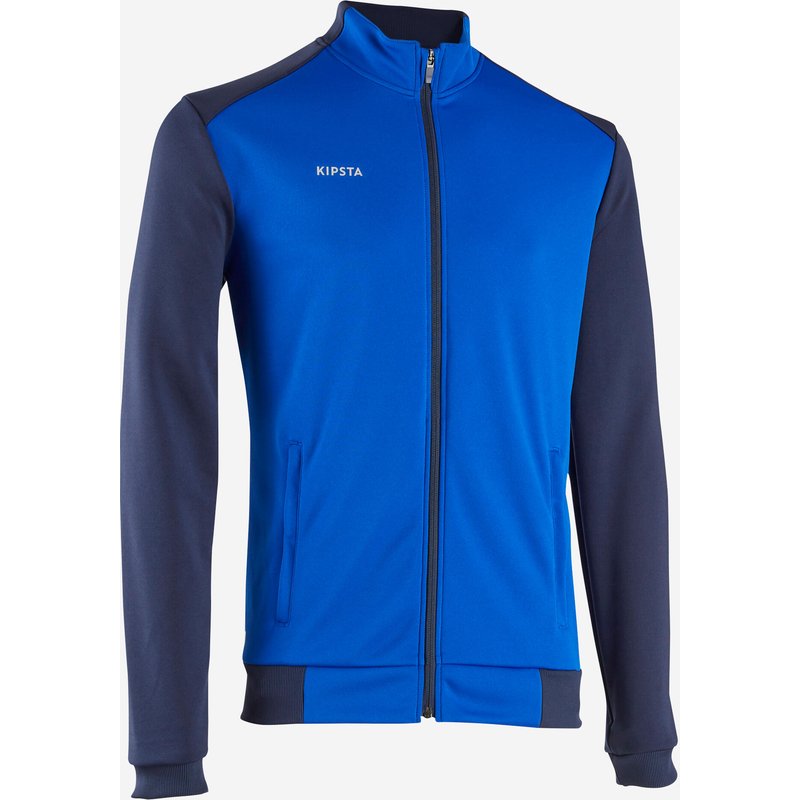 Kinder Fußball Jacke - Essential Club Zip blau