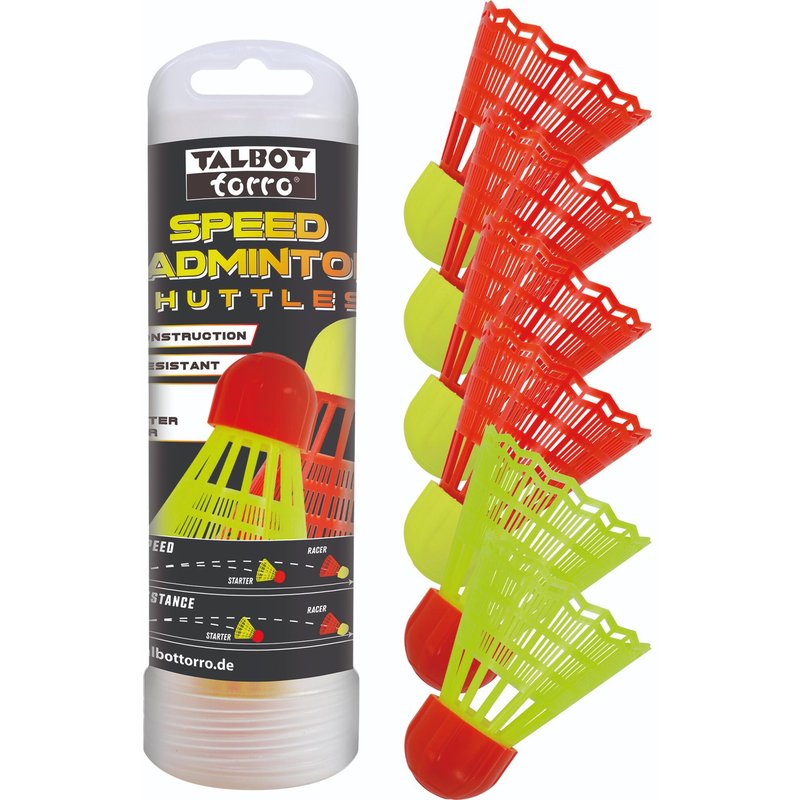 Speedbadminton Shuttles, 6er Dose