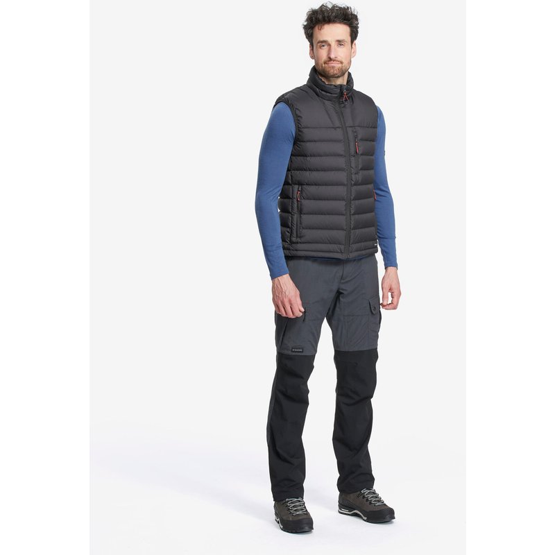 Daunenweste Herren Wandern - MT500 schwarz