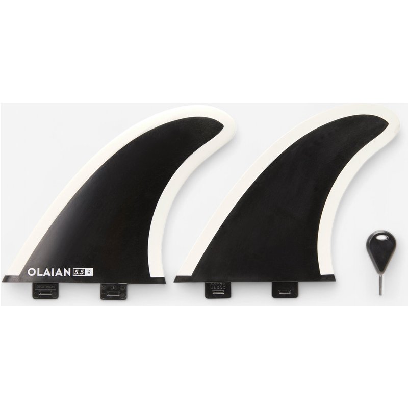 Finnen 2er Set Soft Edge für Fish oder Twin-Tip FCS1 System - 5"5
