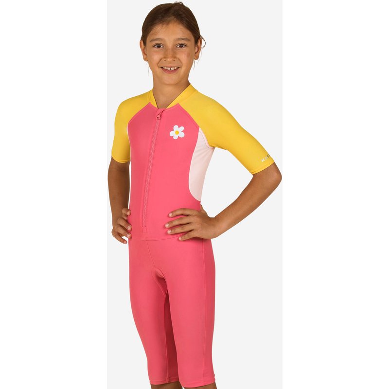 Schwimmanzug Shorty Mädchen - 100 rosa