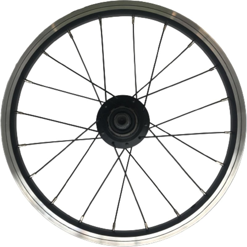 Hinterrad 16 Zoll Einarmgabel Kassette V-brake schwarz für Fold Light 1 Second