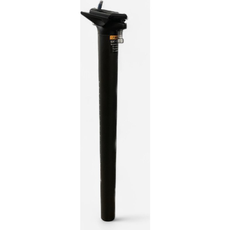 Sattelstütze 31,6 mm Carbon Offset 0° 350/400 MM Schlitten schwarz