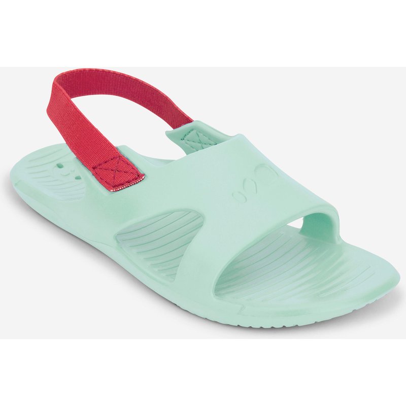 Badesandalen Kinder - Slap 100 Basic mint/rosa
