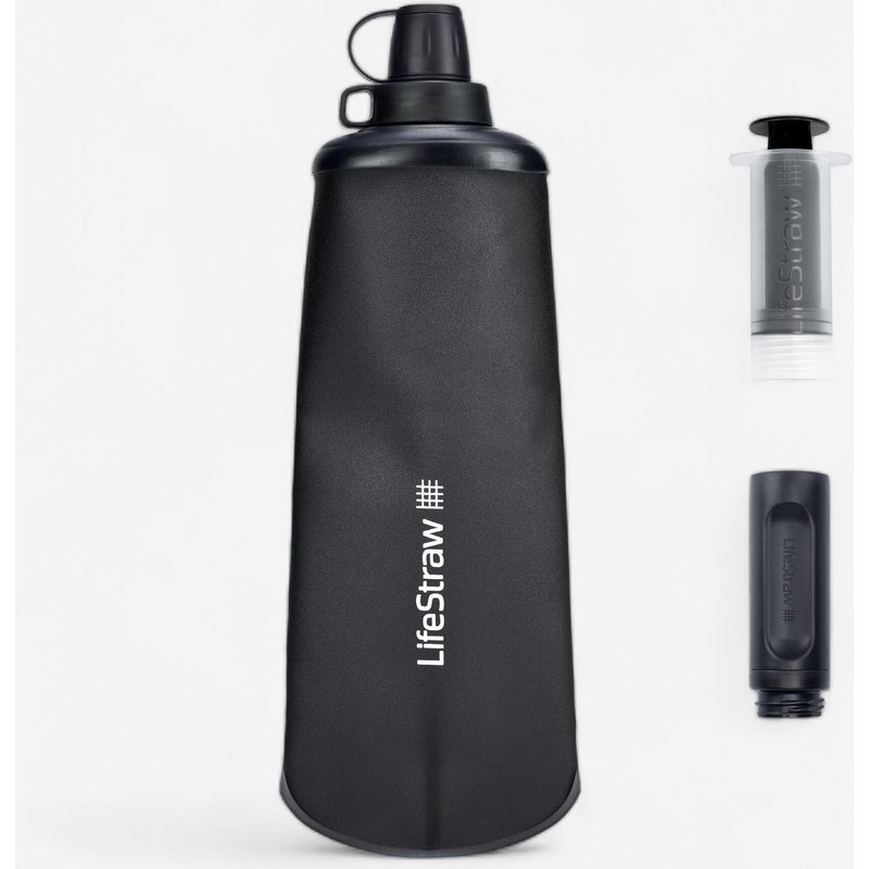 Trinkflasche weich mit Filter Trekking - LifeStraw 1 l
