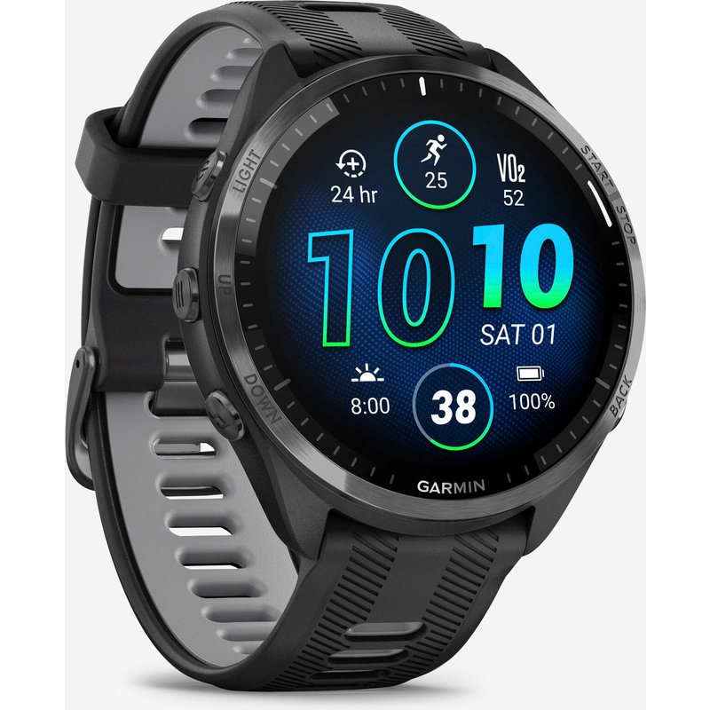 Garmin Smartwatch GPS-Uhr Multisport Cardio - Forerunner 965 schwarz/grau