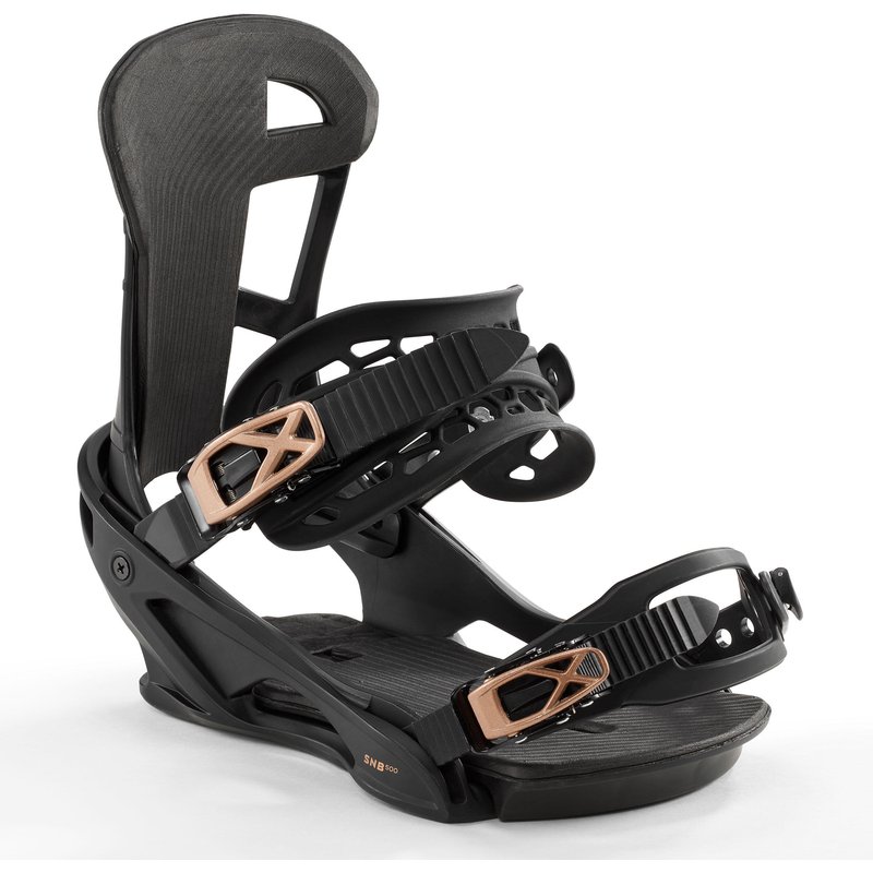 Snowboardbindung Erwachsene Allmountain/Freestyle - SNB 500 schwarz