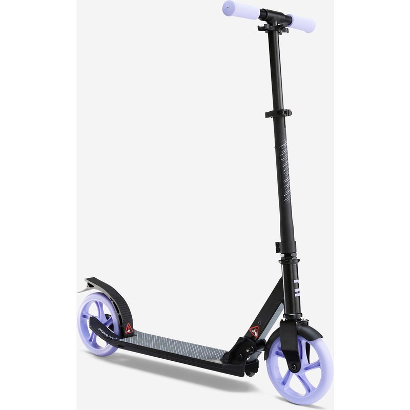 Scooter Tretroller mit Ständer - Mid 7 schwarz/lila