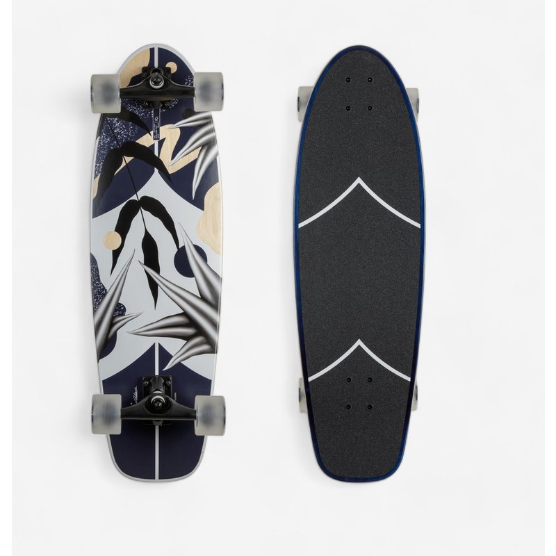 Longboard Surf Cruiser Skateboard 33'' - Natura blau