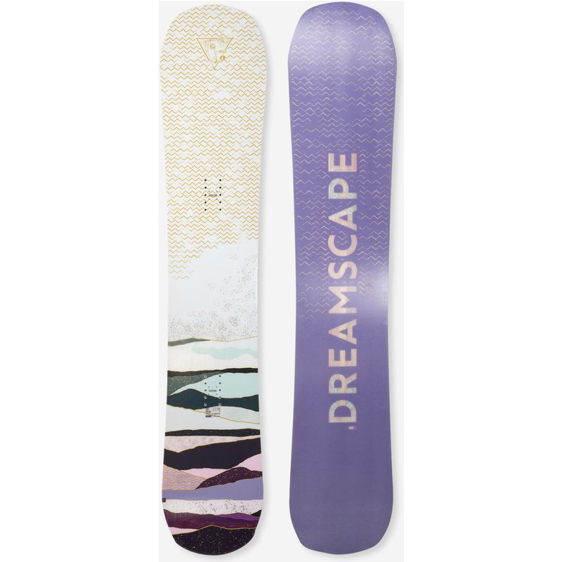 Snowboard Damen Allmountain - SNB 100 beige/violett