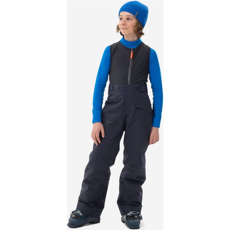 Skihose Kinder mit Rückenprotektor - FR900 marineblau