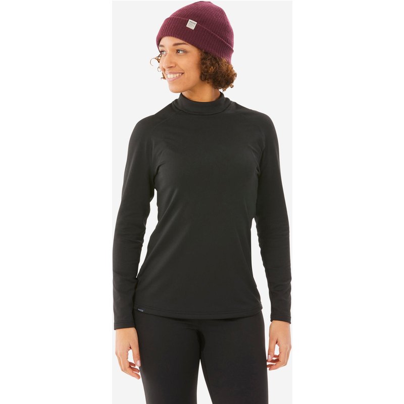 Skiunterhemd Damen warm atmungsaktiv - BL500 schwarz