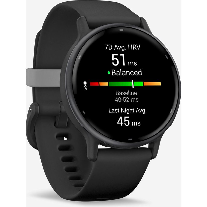 GPS-Uhr Smartwatch Multisport Sport und Fitness - vívoactive 5 schwarz