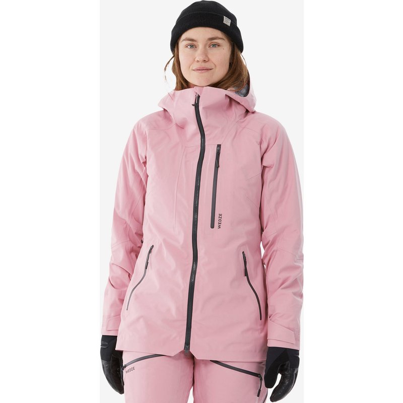 Skijacke Snowboardjacke Damen warm atmungsaktiv - FR500 blassrosa