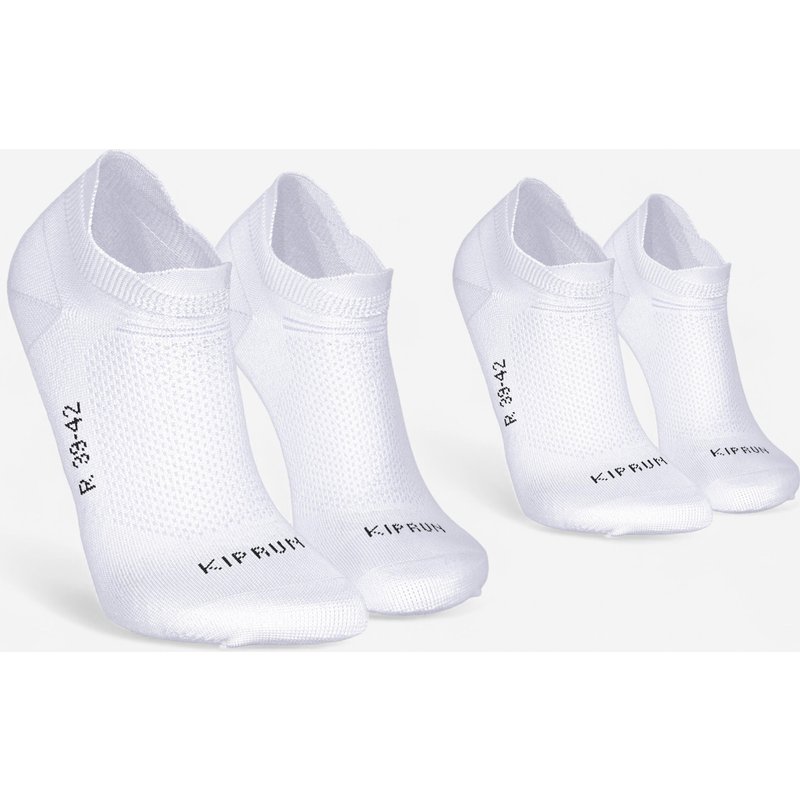 Laufsocken Invisible dünn 2er-Pack - Run 500