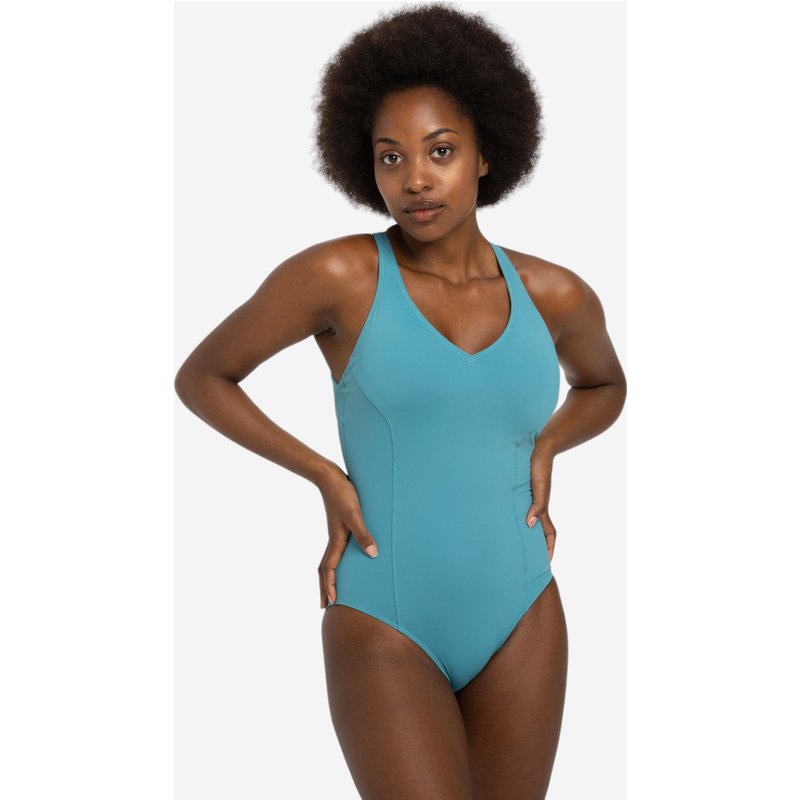 Badeanzug Damen - Pearl blau